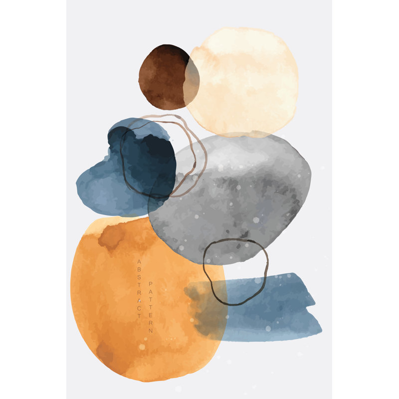 «Eigo Brushed On Canvas» par Marukopum, peinture, H 18 po x l 12 po x P 1,25 po