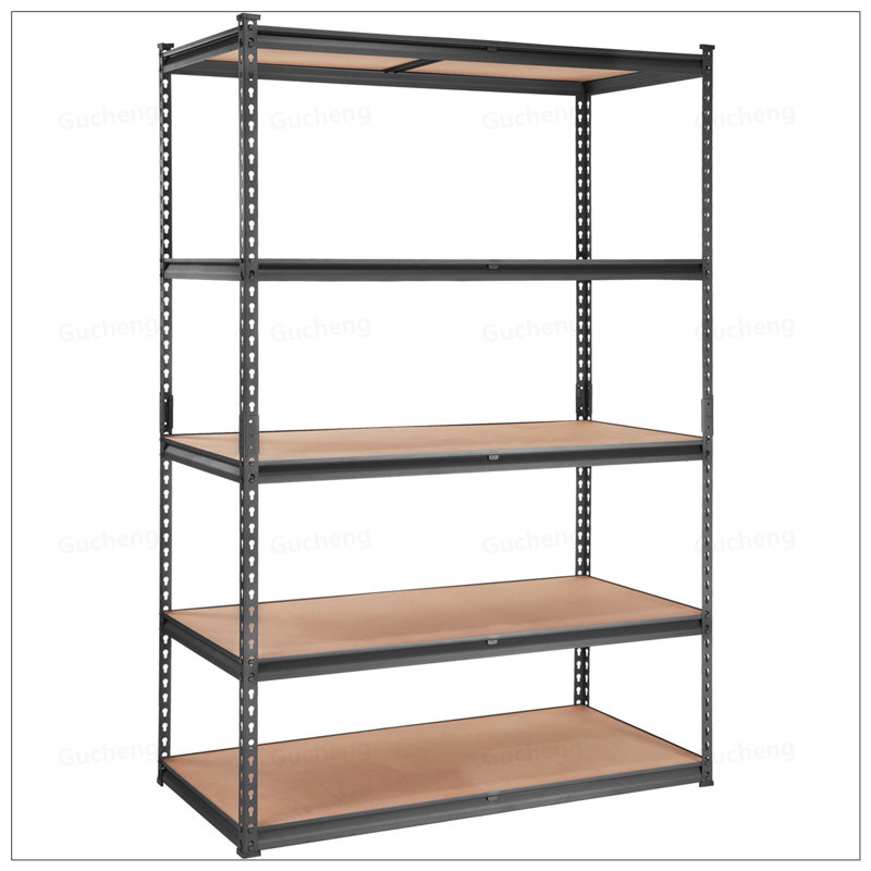 Étagère de rangement robuste et réglable en métal à 5 niveaux, organisateur de grande capacité pour la cuisine, le garde-manger et le garage