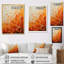 «Tangerine Tango IV», art abstrait sur toile-13767132-13767111