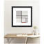 «Piet Mondrian Composition No 1 Grey Red 1935» par l'Art Institute of Chicago, reproduction d'art encadrée