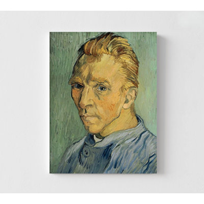 Autoportrait sans barbe par Vincent Van Gogh, reproduction de peinture à l'huile Van Gogh, Portrait de Van Gogh, impression de Portrait d'homme, art du visage célèbre