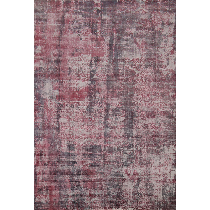 Tapis rouge nouvel âge 9 pi 10 po x 7 pi 11 po One-of-a-Kind