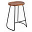 llle Solid Wood Backless Saddle Seat with Footrest Stool Set-412286913-412286971-412286917