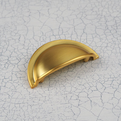64mm Dark Brass Cup Handle