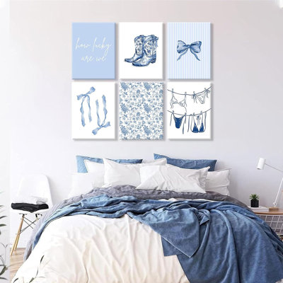 6 Piece Wrapped Canvas Print