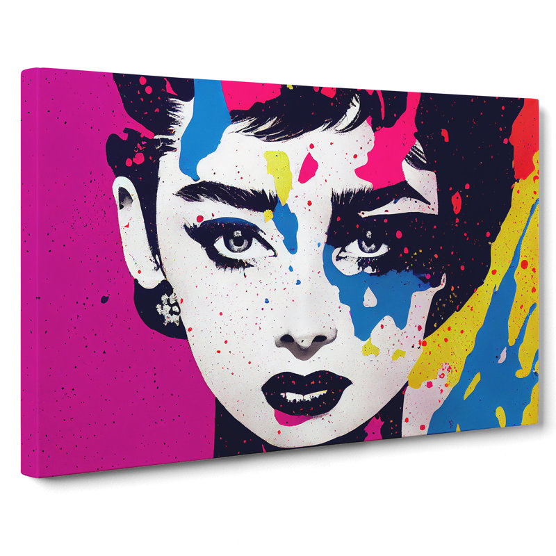 The Painted Woman Vol.1 Abstract - Wrapped Canvas Painting, 35cm H x 50cm W x 3cm D