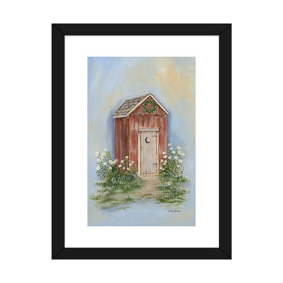 « Country Outhouse II » par Pam Britton, reproduction d’art