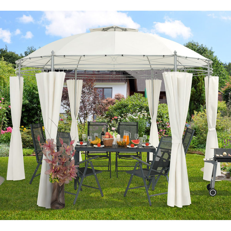 Ayoni 3.5m x 3.5m Metal Patio Gazebo
