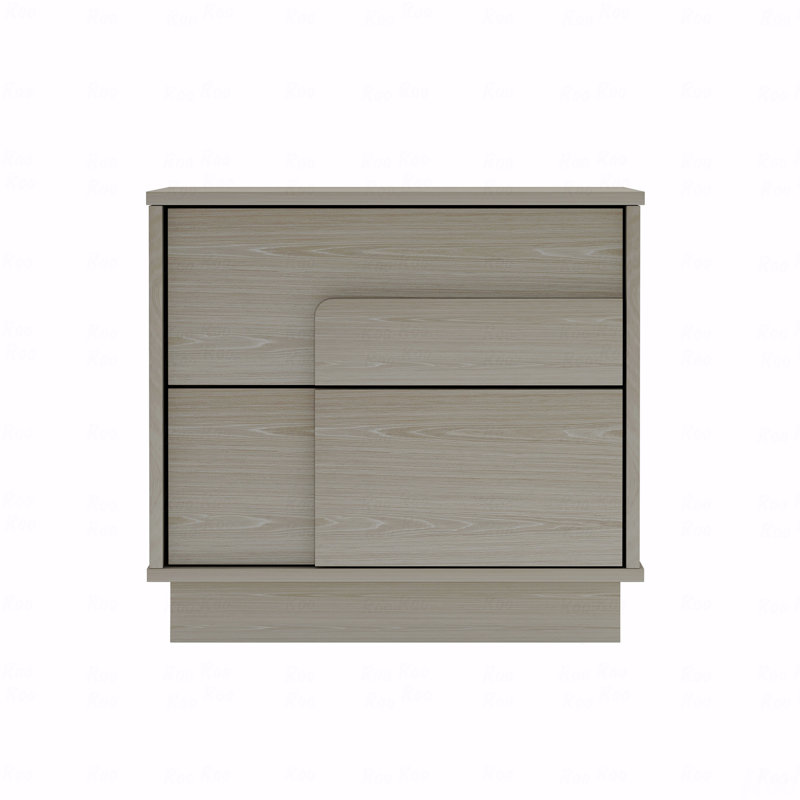Table de chevet, Gris brun