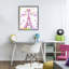 Cadre flottant Tour Eiffel Bright Bright, design par Jess Stempel-822508272-822508284
