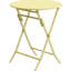 Ensemble de 3 chaises bistro et table en métal avec patio