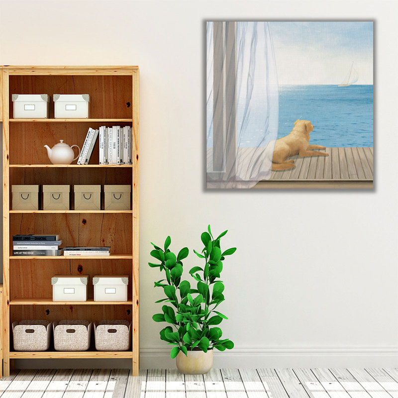 «Blue Breeze II», reproduction d'art sur toile, H 12 po x l 12 po