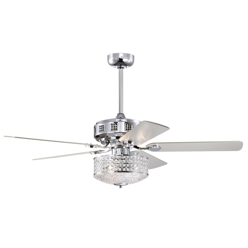 Ventilateur de plafond en cristal 27 pouces Callen