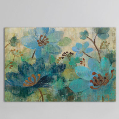 « peacock jardin » par silvia vassileva,, reproduction d’art sur toile tendue