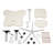 Height-Adjustable Cross Legged Office Chair With Wheels-273691503