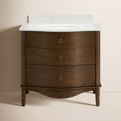 Emmy Oak Single Bathroom Vanity