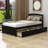 Twin Size 2 Drawers Platform Bed with Headboard-341344631