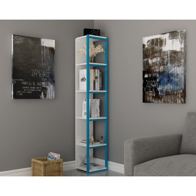 Abshire 180.cm H Stainless Steel Standard Bookcase