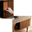 Armoire audiovisuelle en cerisier massif