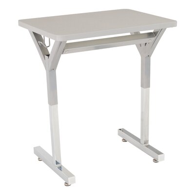 Rectangle Y-Frame Adjustable Height Collaborative School Desk -  Learniture, LNT-INM1037GS-SO