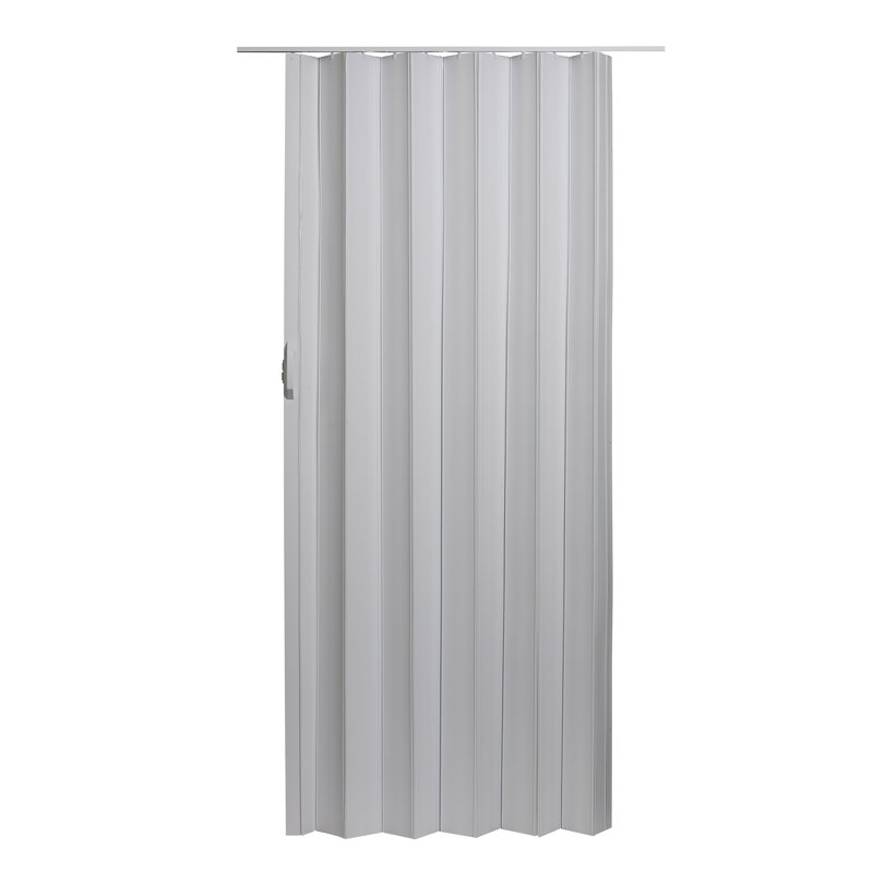 Porte pliante accordéon en PVC / vinyle Spectrum, Blanc, 49 po x 79 po