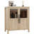 29-Inch  Cabinet in Wood - Sideboard with Glass Doors and Storage for Kitchen. Dining Room. Living Room or Hallway-1184465985