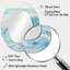 Miroir mural bleu et blanc Simplicity Beach-208723469