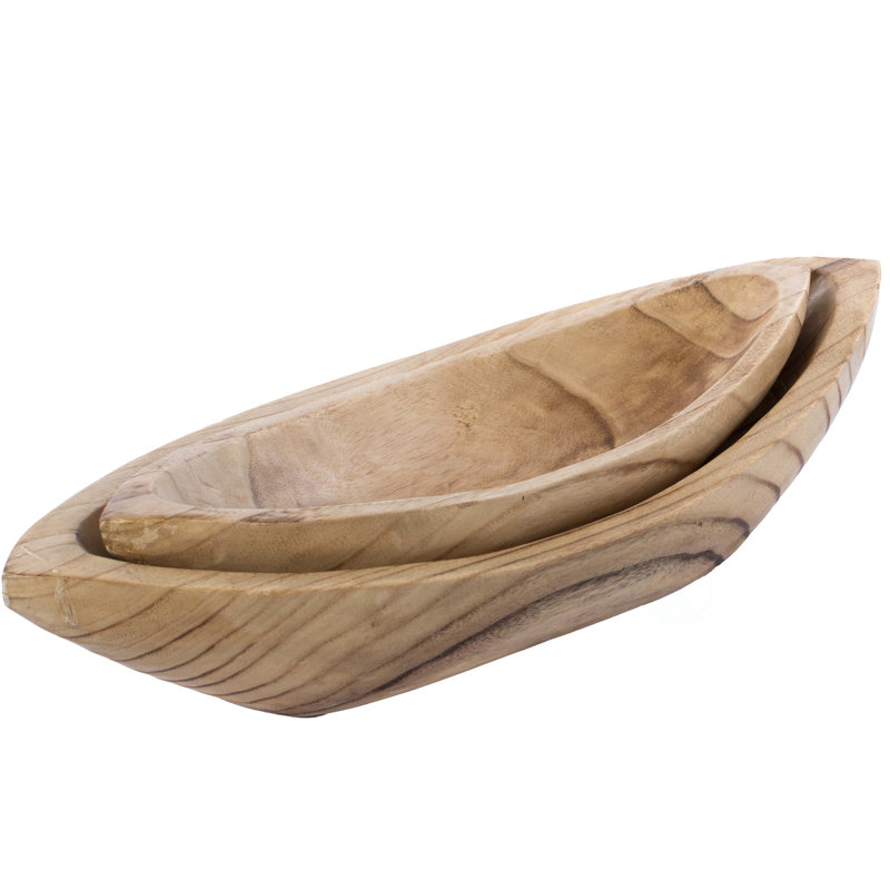 Millwood Pines Pearman Wood Tray