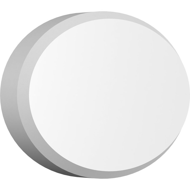 Rosette standard Dalton avec bord biseauté, H 5,25 po x l 8 po x P 1 po