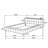 Jimo Platform Bed, Grid Tufted, Upholstery-108977251-108977253