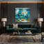 Art mural sur toile vert, Hawaiian Tide Pools-1469727772