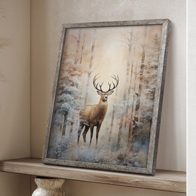Christmas Holiday Art DCLXXXIX Framed Print - Solid Wood