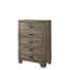 Ensemble de chambre à coucher à panneau classique avec finition brune-703066930-703066942