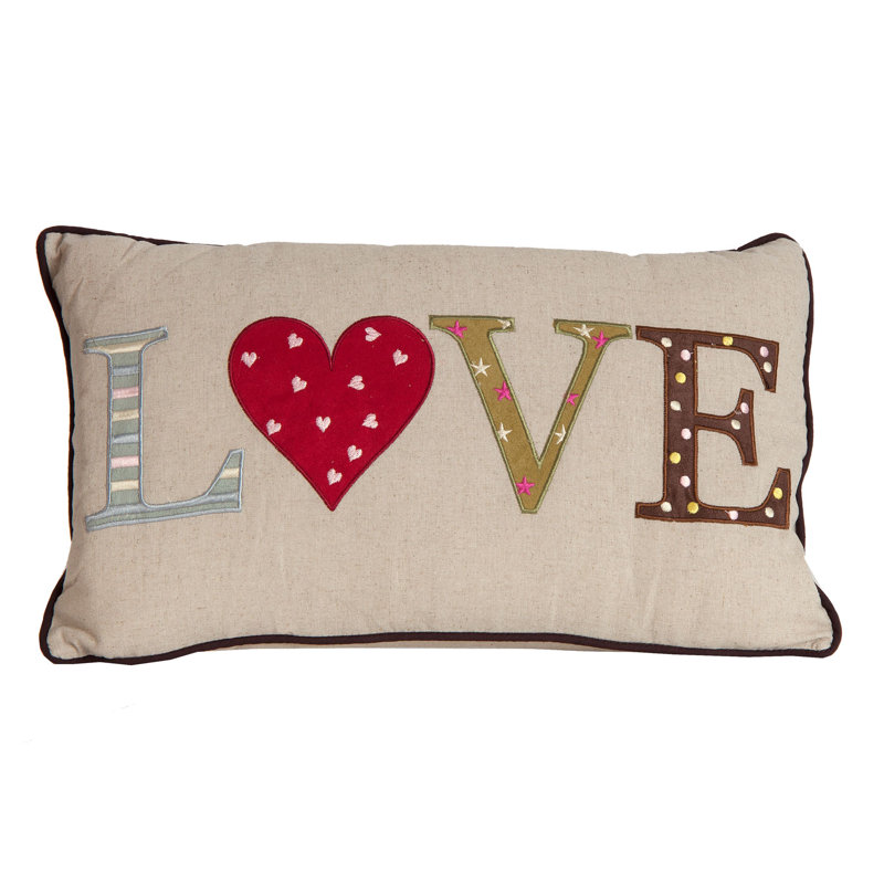Love Rectangular Lumbar Cushion