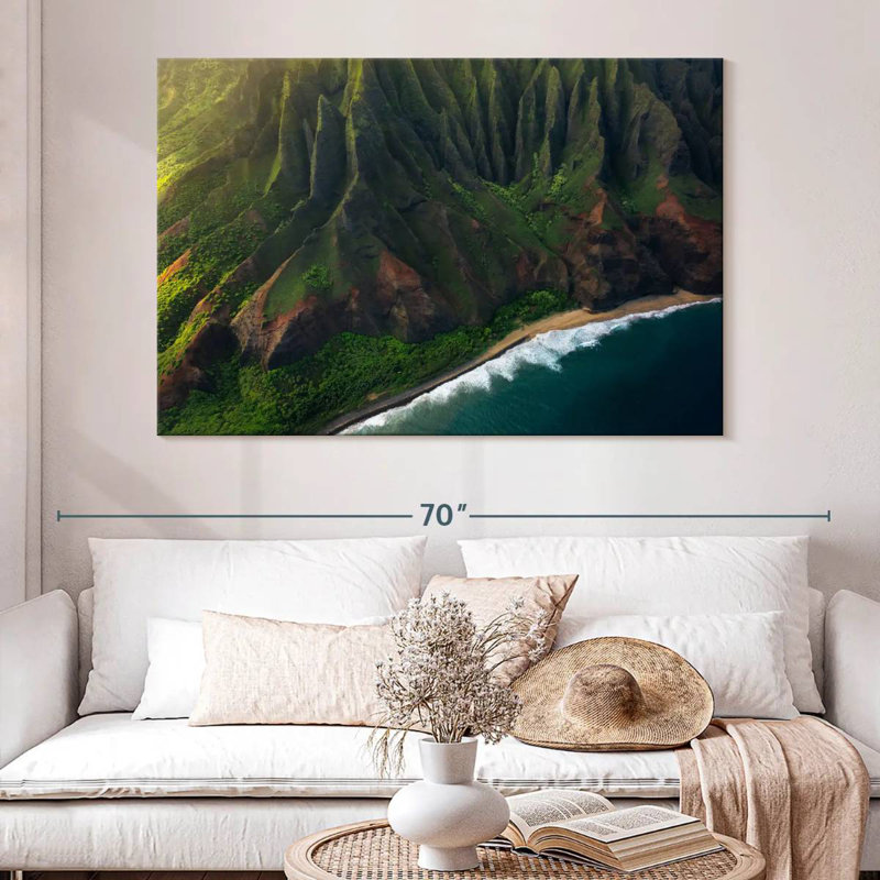 Gillard Kauai Na Pali Coast, H 34 po x l 51 po
