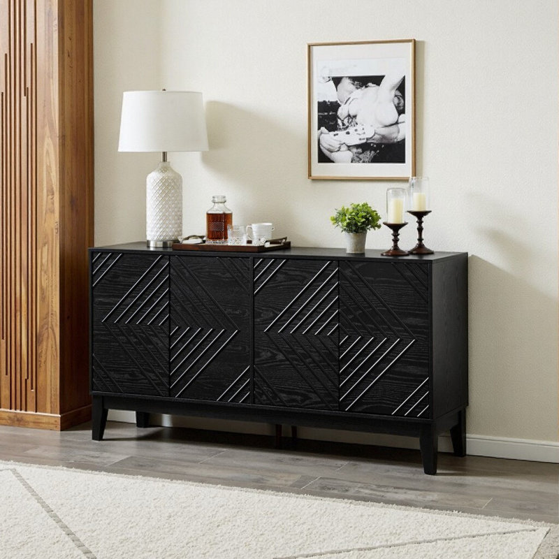 Buffet 60,5 "Farmhouse, Noir