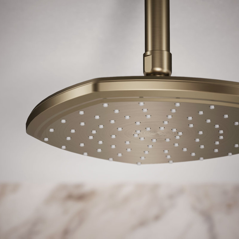 Occasion 8 In. Single-Function Rainhead, Vibrant Brushed Bronze