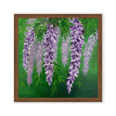 Nature Inspired "Floral Drapes" Canvas Wall Art By 