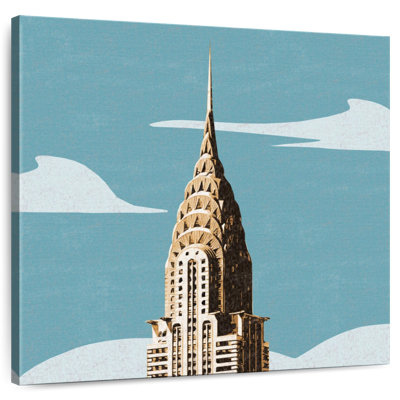 Lilie Chrysler Building Painting