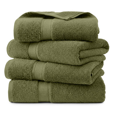 Donlad Certified Certified Egyptian Cotton 800 GSM Heavyweight Plush Solid Luxury Bath Towel