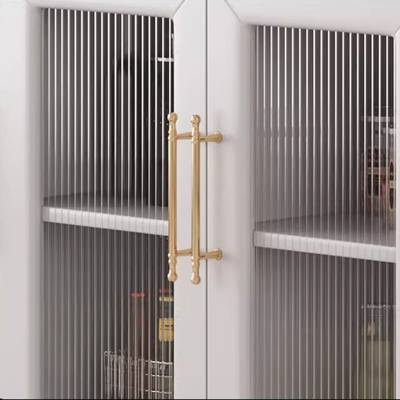 Armoire de rangement minimaliste en bois massif, Noir