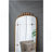 76" X 40" Lavish Full Length Mirror, Antique Gold Metal Floor Mirror For Living Room, Bedroom