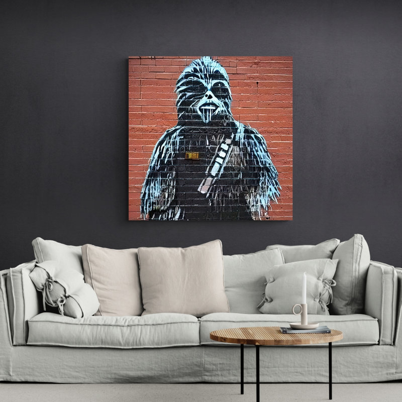 «Chewbacca Three» par Stephen Chambers, impression sur toile tendue, H 15 po x l 15 po x P 1,5 po