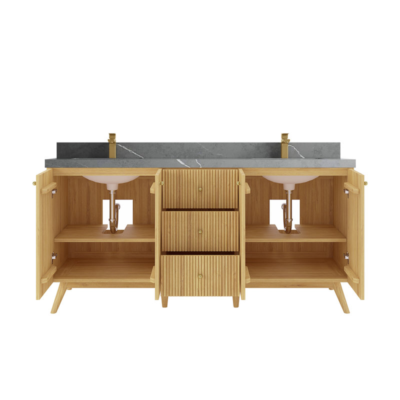 Ensemble de meuble-lavabo double 72 po Izzat