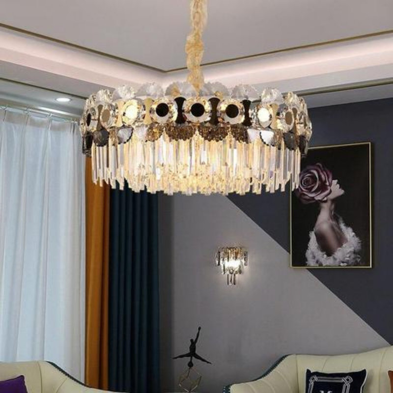 Charest 8 - Light Crystal Chandelier