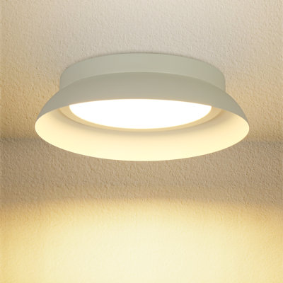 1 plafonnier DEL encastré blanc 15,4 po 24 W à intensité variable 5 CCT (paquet de 1)