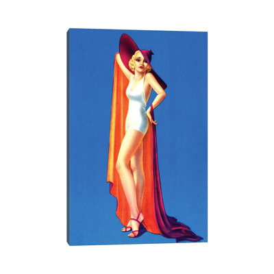 " Swimsuit Pin-up By Billy Devorss " by Piddix