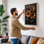 Gilded Stem Botanical - Wrapped Canvas-481427363-481427361