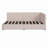 Upholstered Daybed with 2 Storage Drawers Twin Size Sofa Bed Frame No Box Spring Needed, Linen Fabric-1444304689