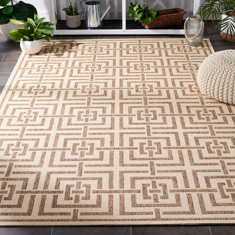 Gowanus Performance Geometric Indoor/Outdoor Area Rug